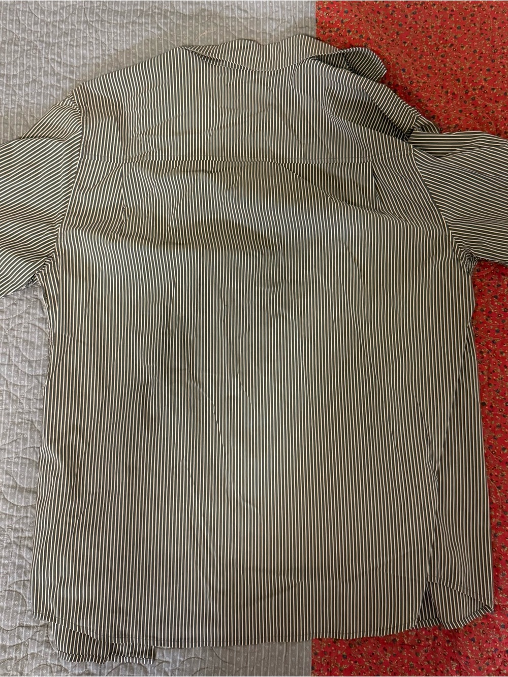 Emerica Men’s Black & White Striped Short-Sleeve Button Up Shirt - Picture 4 of 6